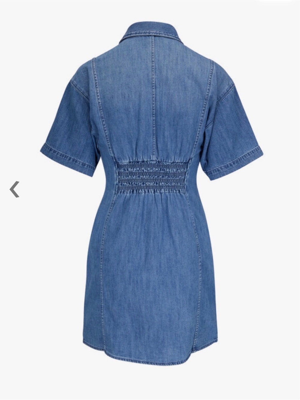 FRAME Seam Detail Denim Dress - Picture 2 of 6